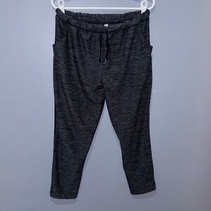 Scorpio Sol Joggers Womens Large Gray Poly Spandex Space Dye Athletic Yoga Pants